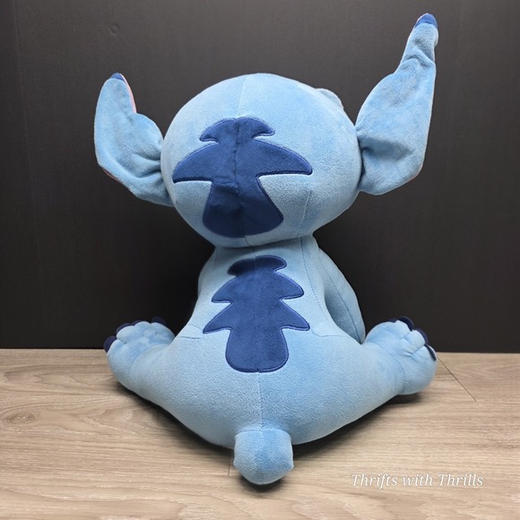Disney 20" Lilo & Stitch  Plush - Bending Ears - Stitch With Hand Out By Gemmy - Picture 8 of 16